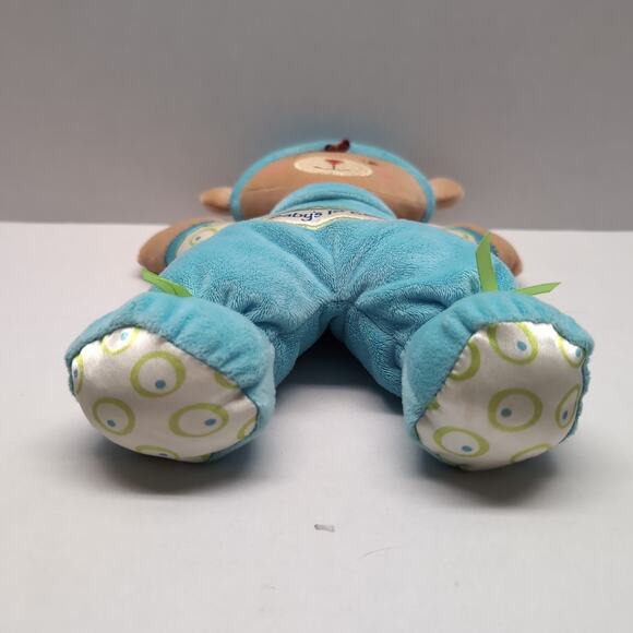 Fisher Price Blue Baby’s 1st First Bear Plush Stuffed Toy Rattle Lovey Doll - Picture 4 of 7